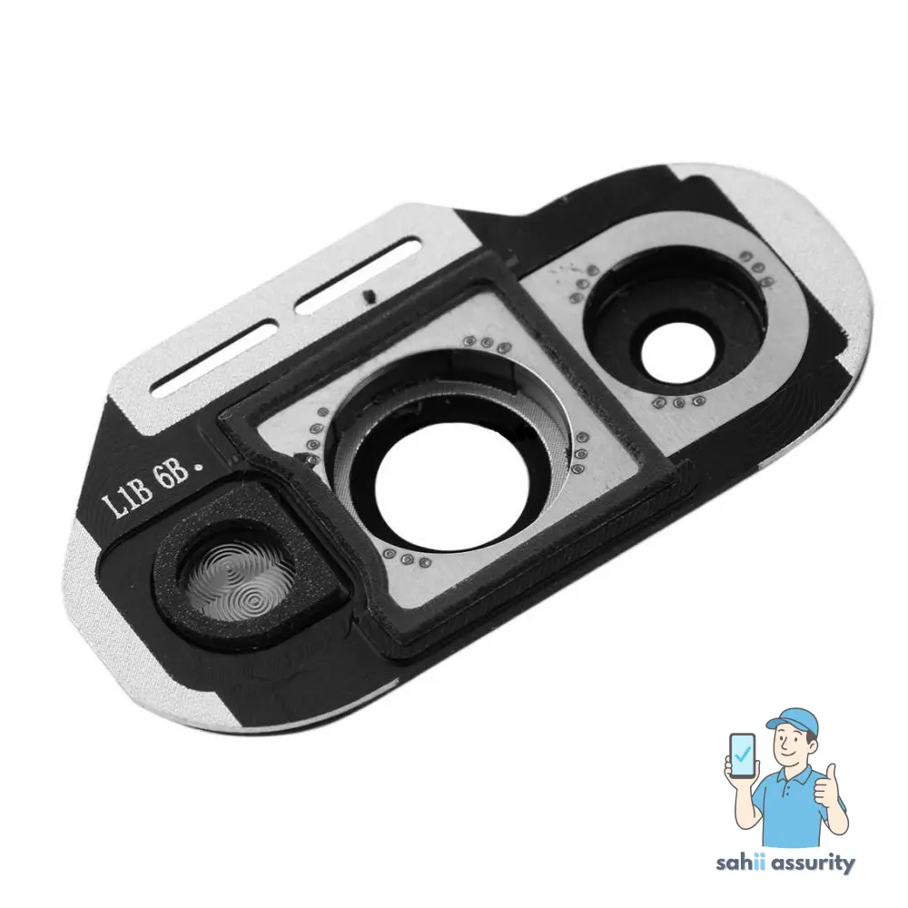 Camera Lens Glass with Frame for OnePlus 7 White thumbnail